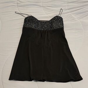 Laundry By Shelli Segal Black Beaded Camisole